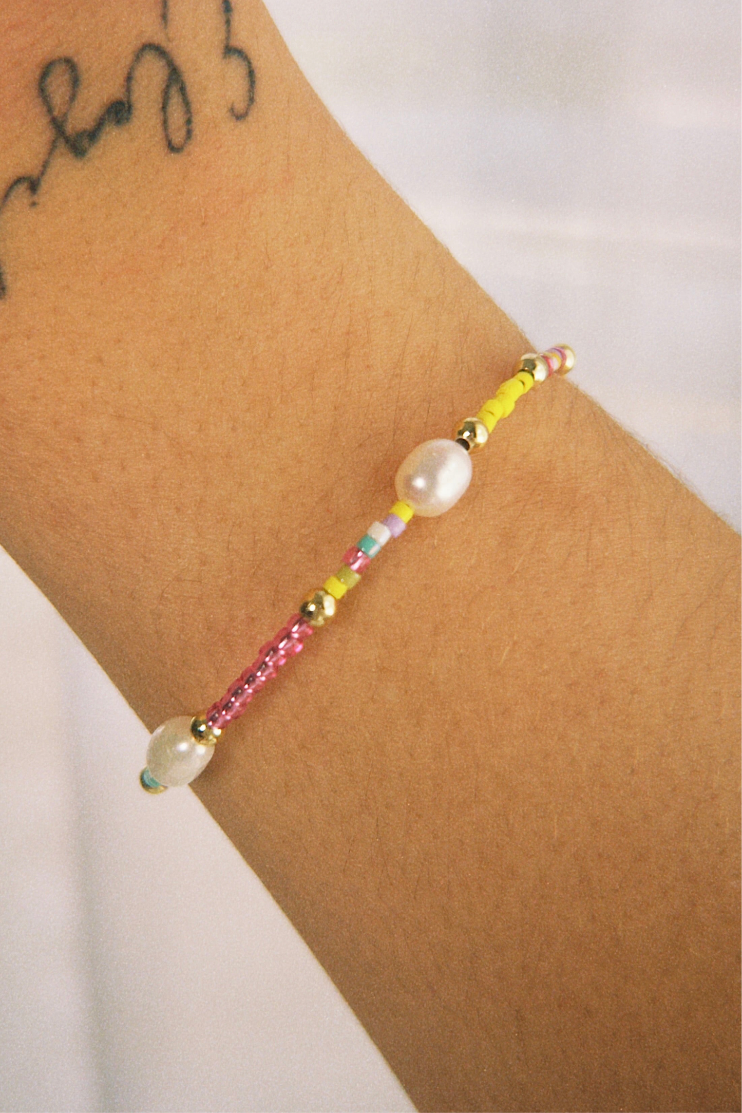 PEARLY PINK BRACELET