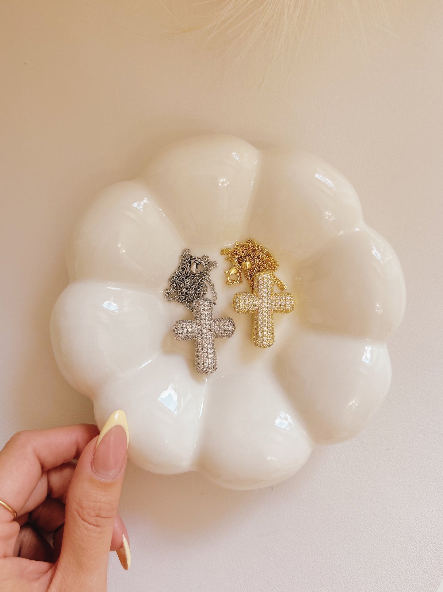 CELESTE CROSS NECKLACE