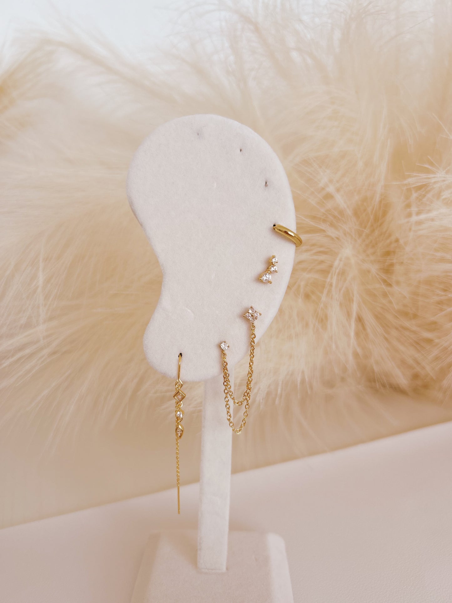 LUZ DORADA EARRING SET