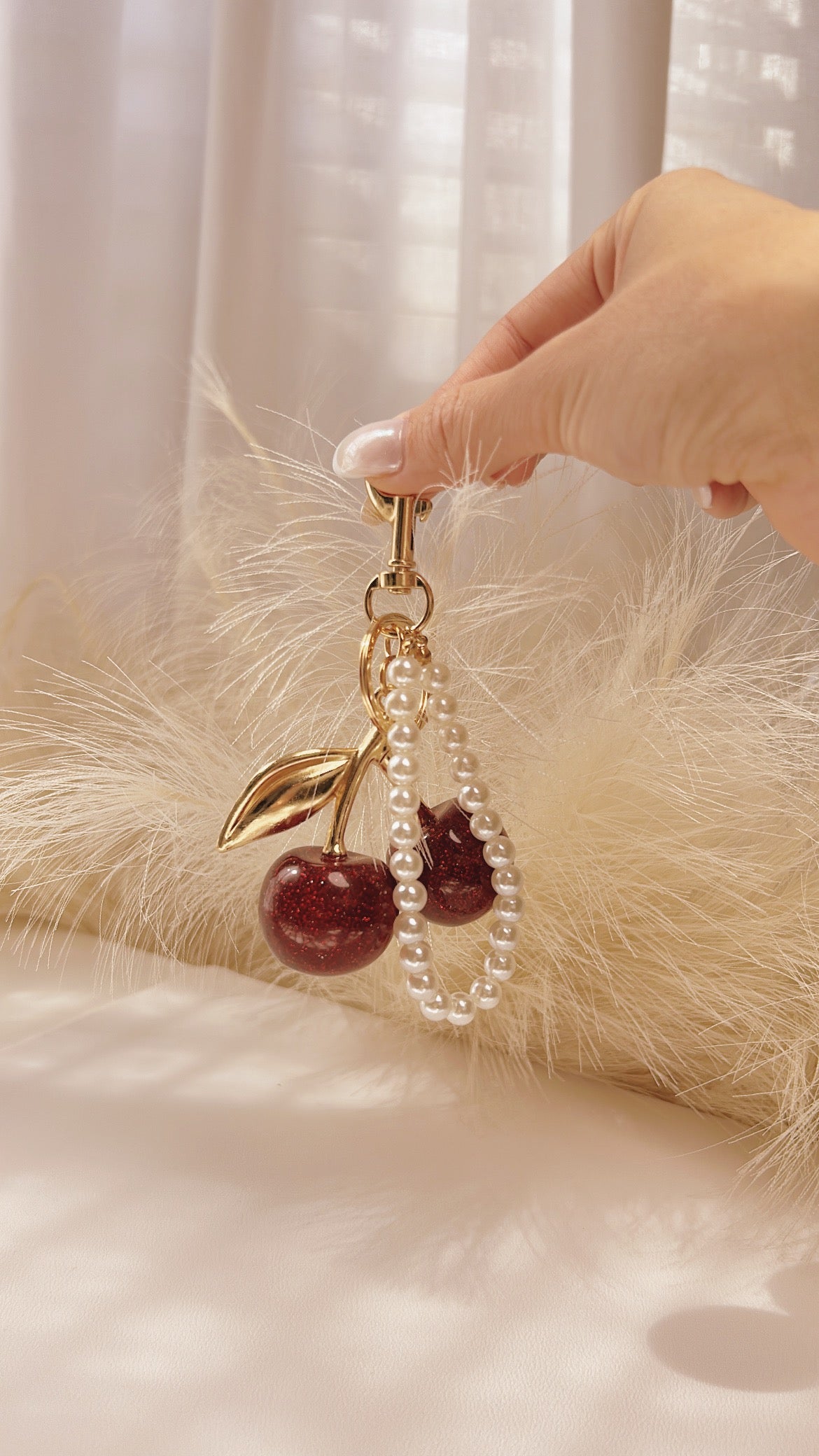 CHERRY KEY CHAIN