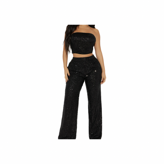 Charlie Black Pant Set