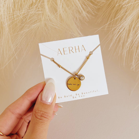 UNIQUE ENGRAVED NECKLACE