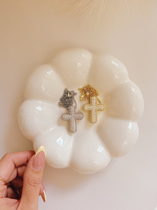 CELESTE CROSS NECKLACE