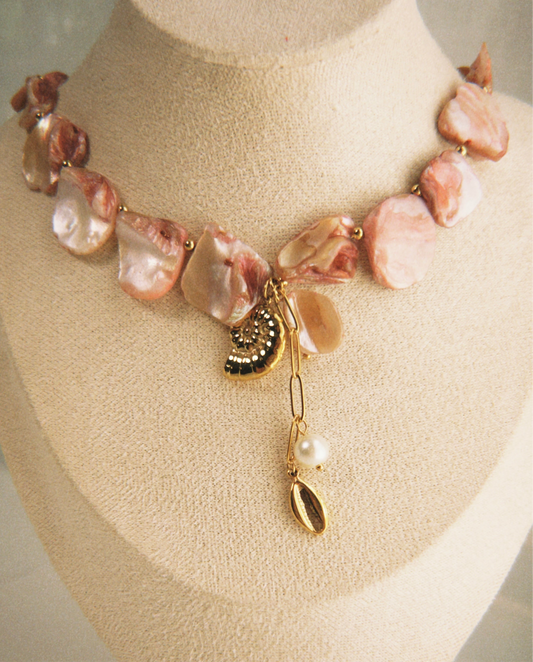 PINK OCEANA NECKLACE